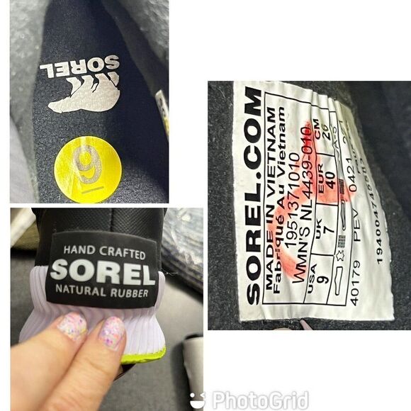 SOREL Womens Out N About III Puffy Zip Ankle Boots Size 9 M Black Waterproof Zip - Picture 6 of 13